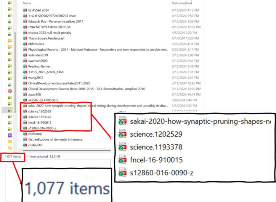A disorganized folder of PDF files with cryptic names